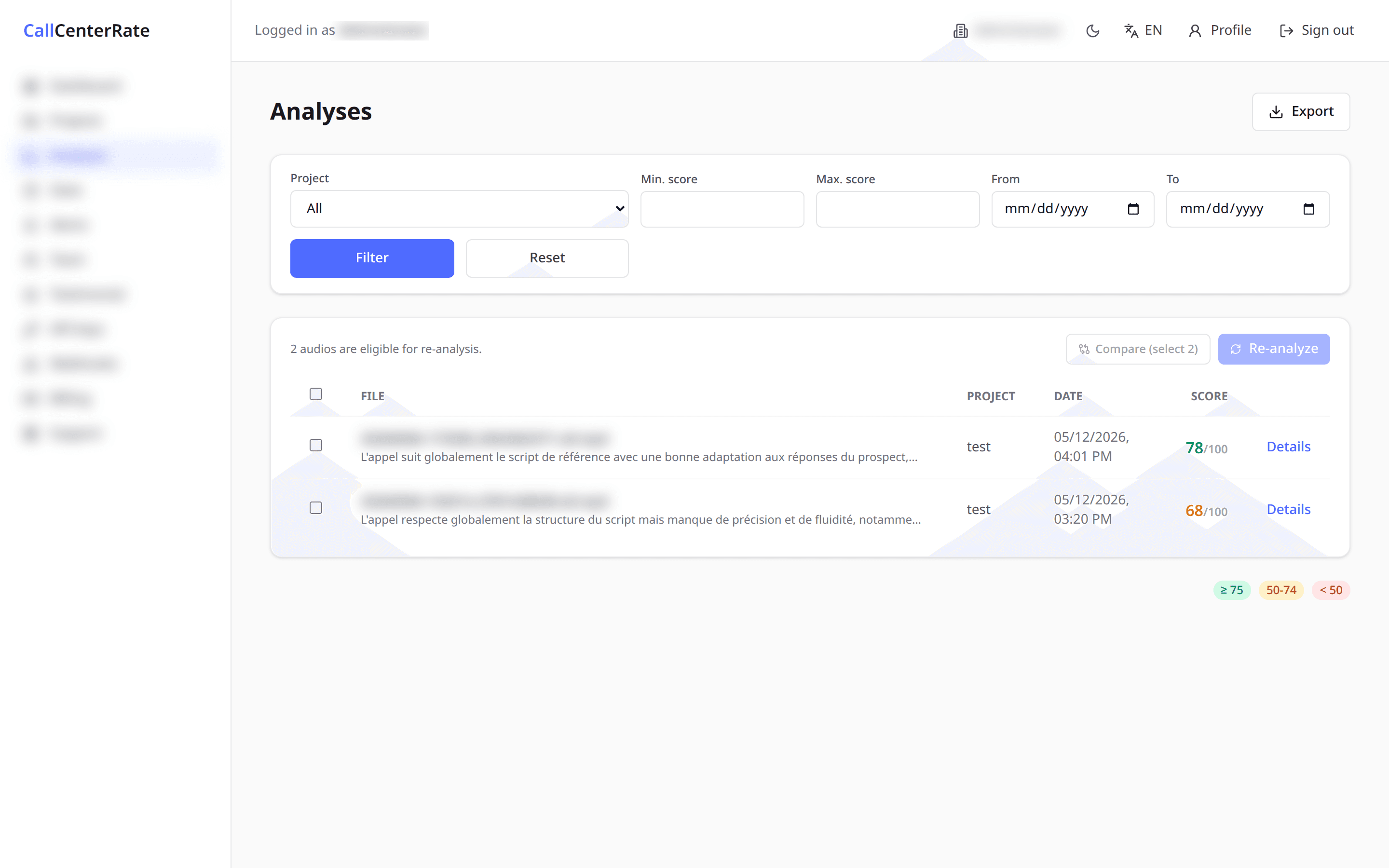 Connect your call recordings